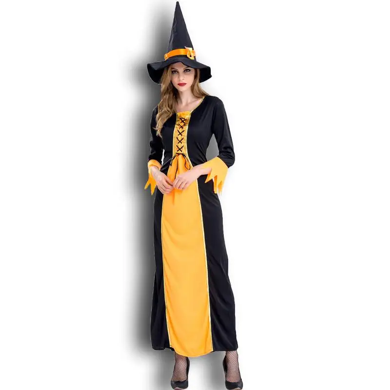 Classic Halloween Witch Role-playing Costume Orange Fairy Tale Story Bar Theme Party Stage Performance Gift Women's Fashion
Classic Halloween Witch Role-playing Costume Orange Fairy Tale Story Bar Theme Party Stage Performance Gift Women's Fashion