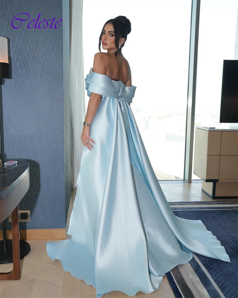 Customized Strapless Satin Mermaid Evening Dress Delicate Crystal Party Dresses Temperament Delicate Special Occasion Gowns
Customized Strapless Satin Mermaid Evening Dress Delicate Crystal Party Dresses Temperament Delicate Special Occasion Gowns