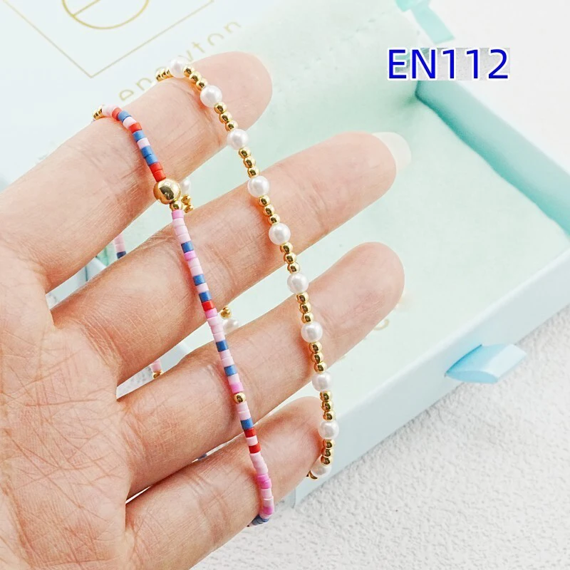 VKVVA Fashion Jewelry 2pcs Gold-plated Colorful Mixed Bead Bracelet Set for Women Birthday Gifts
VKVVA Fashion Jewelry 2pcs Gold-plated Colorful Mixed Bead Bracelet Set for Women Birthday Gifts
