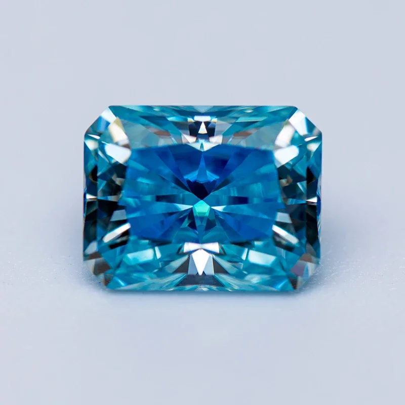 Moissanite Stone Gemstone Aquamarine Color Radiant Cut Lab Grown Diamond for Charm Woman Diy Jewelry Making GRA Certificate
Moissanite Stone Gemstone Aquamarine Color Radiant Cut Lab Grown Diamond for Charm Woman Diy Jewelry Making GRA Certificate