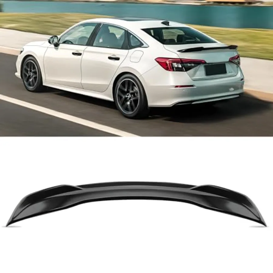 Rear Spoiler Wing Compatible with 2022 2023 2024 2025 2026 Civic Sedan Sport Rear Trunk Spoiler Wing Lip for Civic Sedan Accori
Rear Spoiler Wing Compatible with 2022 2023 2024 2025 2026 Civic Sedan Sport Rear Trunk Spoiler Wing Lip for Civic Sedan Accori