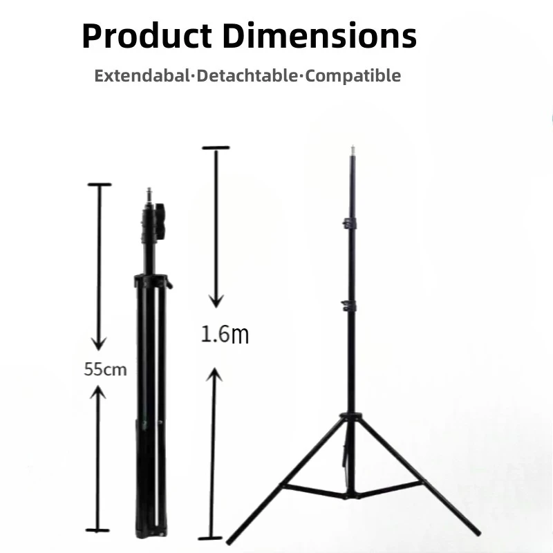 Сверхмощная подставка для светильника из металлического сплава, штатив 160 см для фотостудии, софтбокс, видеовспышка, отражатель, фоновая подставка для освещения
Сверхмощная подставка для светильника из металлического сплава, штатив 160 см для фотостудии, софтбокс, видеовспышка, отражатель, фоновая подставка для освещения