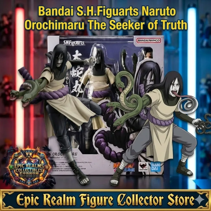 In Stock 【Original】Bandai SHF Naruto OROCHIMARU Model Kit Anime Action Fighter Finished Model Original Collect Box Toy
In Stock 【Original】Bandai SHF Naruto OROCHIMARU Model Kit Anime Action Fighter Finished Model Original Collect Box Toy