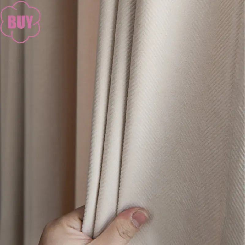 Nordic Curtains for Living Dining Room Bedroom Cream White Flannel Simple Fishbone Velvet French Window Door Curtain
Nordic Curtains for Living Dining Room Bedroom Cream White Flannel Simple Fishbone Velvet French Window Door Curtain