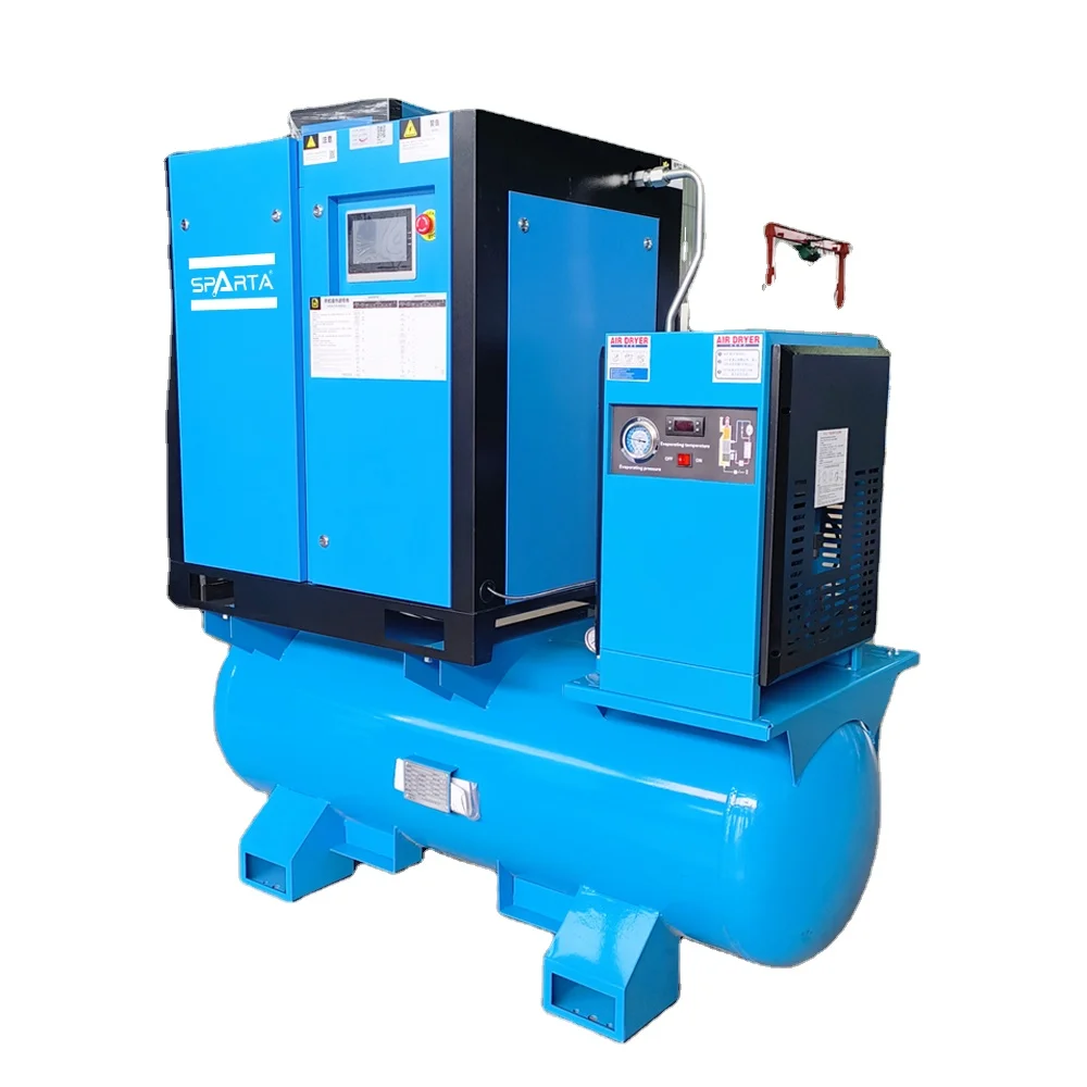 16 Bar 4-in-1 Integrated Screw Industrial 7.5KW 15KW 22KW 37KW Laser Cutting Special Air Compressor with Dryer Tank
16 Bar 4-in-1 Integrated Screw Industrial 7.5KW 15KW 22KW 37KW Laser Cutting Special Air Compressor with Dryer Tank