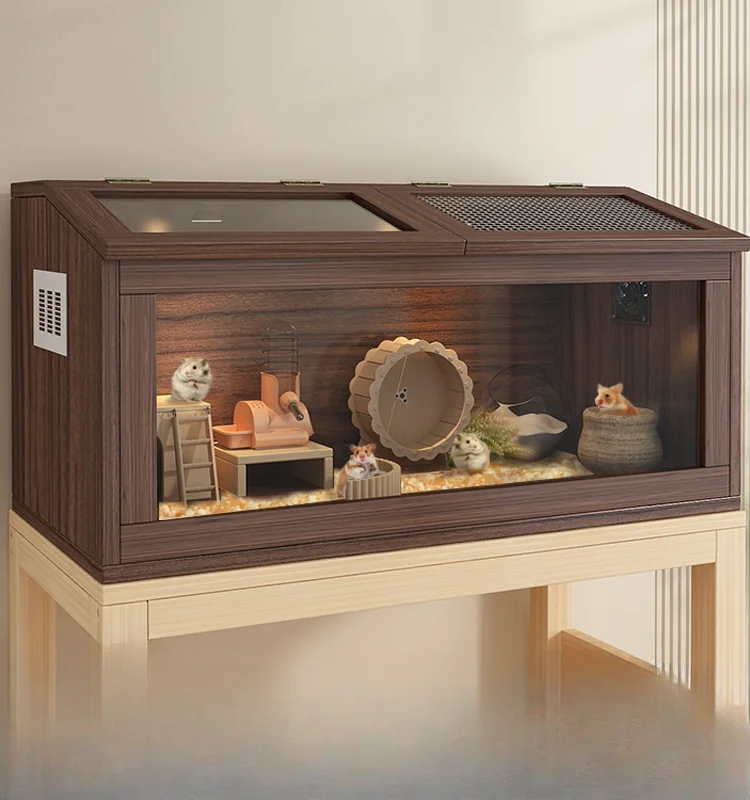 Golden Bear Hamster Cage Box Wooden Hedgehog Luxury Large Villa Hamster Cage Keeping Nest Pet Cottage House
Golden Bear Hamster Cage Box Wooden Hedgehog Luxury Large Villa Hamster Cage Keeping Nest Pet Cottage House