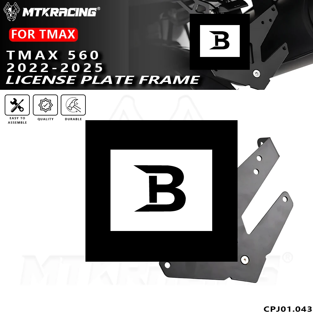 Motorcycle Accessories TMAX License Plate Frame Short Tail from Yamaha TMAX560 2020-2021 tmax560 2022-2025 License Plate Frame
Motorcycle Accessories TMAX License Plate Frame Short Tail from Yamaha TMAX560 2020-2021 tmax560 2022-2025 License Plate Frame
