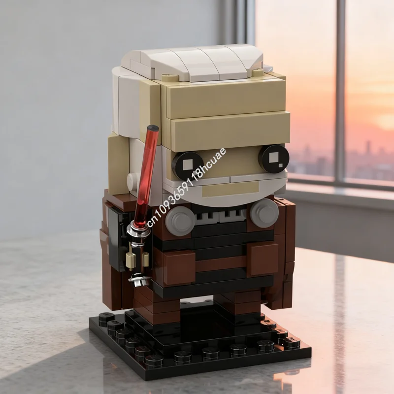 128pcs MOC Count Dooku Brickheadzed Model Building Blocks Construction Toys Assemble DIY Idea Christmas Gift Brick Birthday
128pcs MOC Count Dooku Brickheadzed Model Building Blocks Construction Toys Assemble DIY Idea Christmas Gift Brick Birthday
