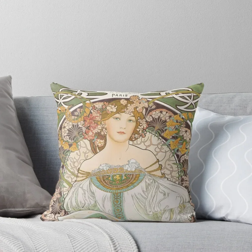 HD. F. Champenois, by Alphonse Mucha HIGH DEFINITION (Original colors) Throw Pillow autumn decoration New year Pillow
HD. F. Champenois, by Alphonse Mucha HIGH DEFINITION (Original colors) Throw Pillow autumn decoration New year Pillow
