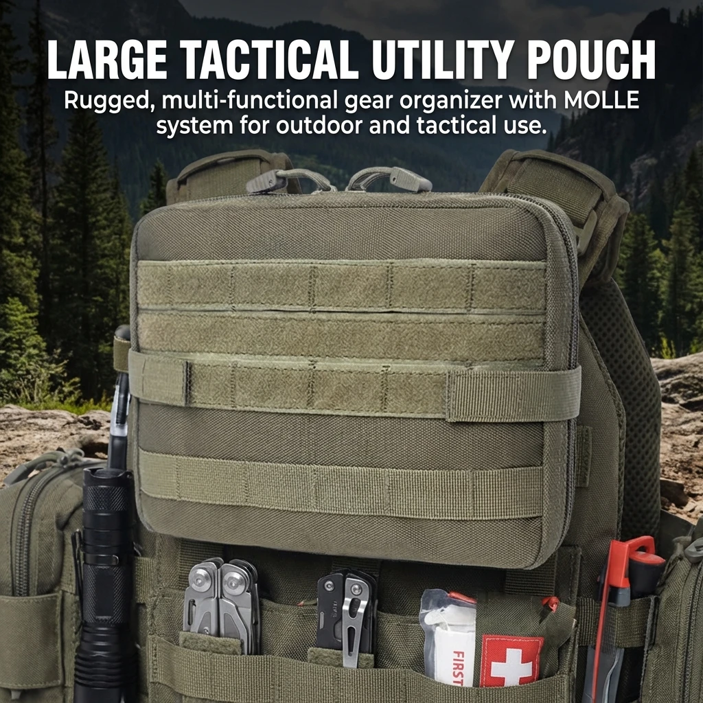Тактическая поясная сумка большой вместимости, многофункциональный набор инструментов для выживания на природе и оказания первой помощи
Тактическая поясная сумка большой вместимости, многофункциональный набор инструментов для выживания на природе и оказания первой помощи