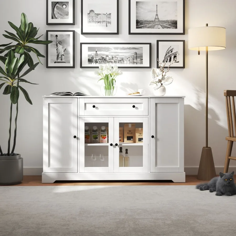Buffet Cabinet with Storage Modern Sideboard Buffet with Doors Wood Coffee Bar Kitchen Storage Cabinet with Drawer and Adjustab
Buffet Cabinet with Storage Modern Sideboard Buffet with Doors Wood Coffee Bar Kitchen Storage Cabinet with Drawer and Adjustab