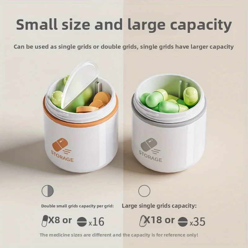 Портативный органайзер для таблеток с отделением, крошечный дорожный футляр для лекарств с ручкой, компактный, легкий для таблеток, витаминов, капсул
Портативный органайзер для таблеток с отделением, крошечный дорожный футляр для лекарств с ручкой, компактный, легкий для таблеток, витаминов, капсул