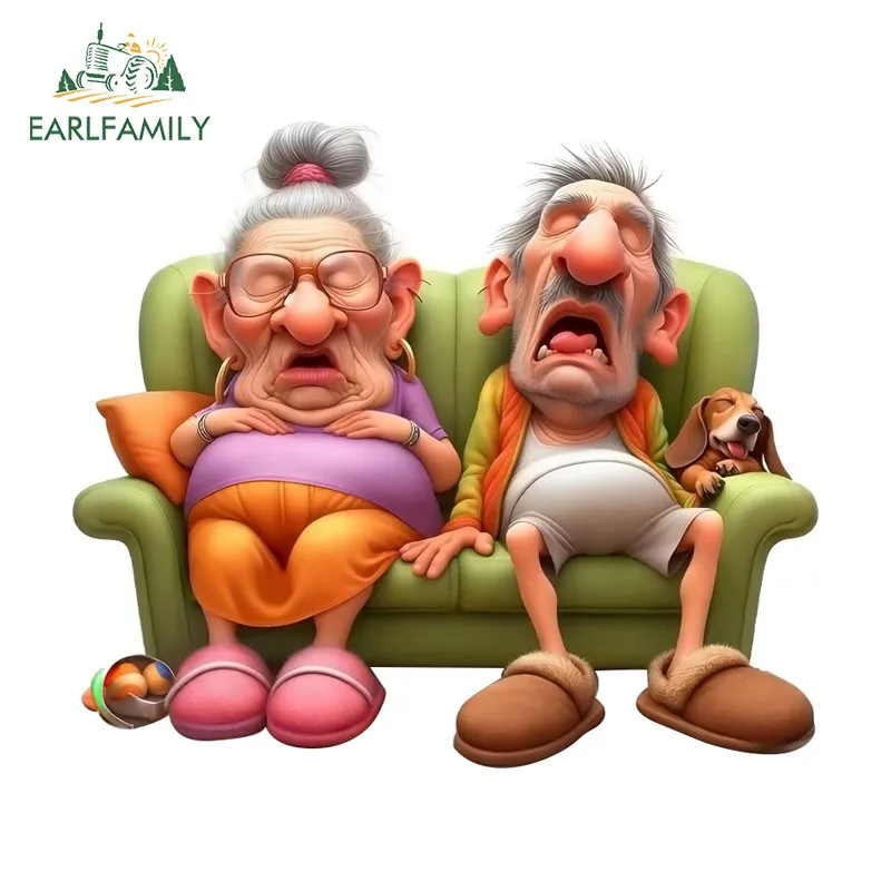 EARLFAMILY Funny Old Men Women Car Stickers Motorcycle Skateboard Bumper Trunk Laptop Vinyl Decal Occlusion Scratch Car Styling
EARLFAMILY Funny Old Men Women Car Stickers Motorcycle Skateboard Bumper Trunk Laptop Vinyl Decal Occlusion Scratch Car Styling