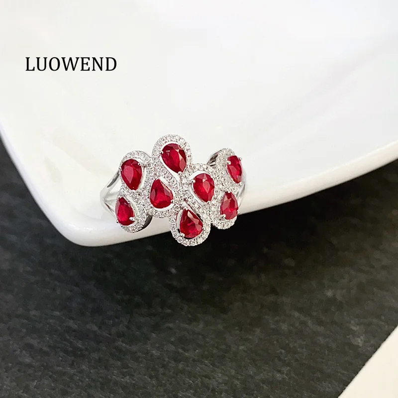 Кольца LUOWEND из 100% белого золота 18 карат с блестящими бриллиантами и натуральным рубином, обручальное кольцо, роскошный модный дизайн, ювелирные изделия для вечеринок для женщин
Кольца LUOWEND из 100% белого золота 18 карат с блестящими бриллиантами и натуральным рубином, обручальное кольцо, роскошный модный дизайн, ювелирные изделия для вечеринок для женщин