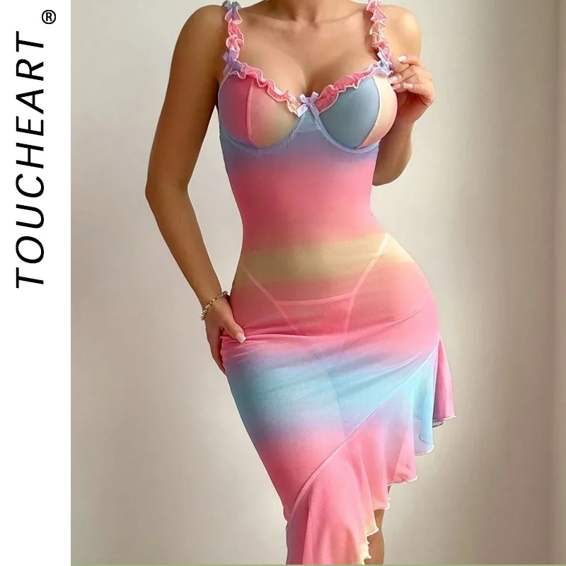 Toucheart Sexy Lingerie Dress Set for Women Rainbow Pleated Slim Fit Pure Desire Suspender Hip-pack Long Skirt Sexy Lingerie Set
Toucheart Sexy Lingerie Dress Set for Women Rainbow Pleated Slim Fit Pure Desire Suspender Hip-pack Long Skirt Sexy Lingerie Set