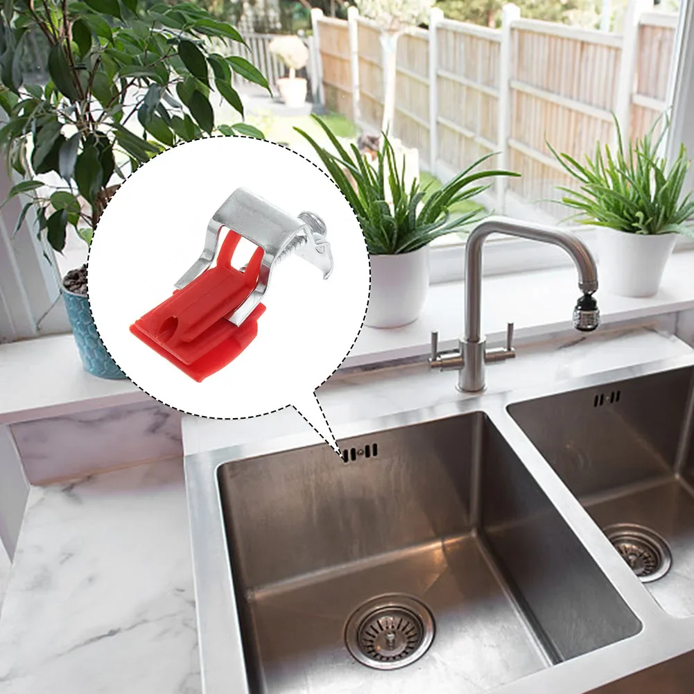 No Wall Damage Kitchen Laundry Room Kitchen Sink Mounting Clips Kitchen Sink Accessories Long Service Life Red+Silver
No Wall Damage Kitchen Laundry Room Kitchen Sink Mounting Clips Kitchen Sink Accessories Long Service Life Red+Silver