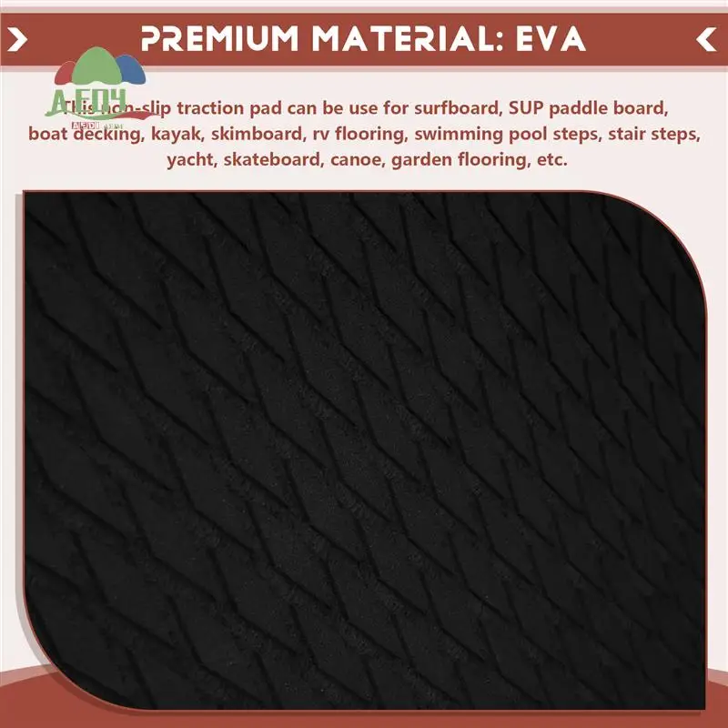 AED4-Surfboard Mat Grip Surfboard Traction EVA Deck Pad Surf Pads Yatch Deck Pad 2000 X 650Mm Surfing Accessoires Water Sports
AED4-Surfboard Mat Grip Surfboard Traction EVA Deck Pad Surf Pads Yatch Deck Pad 2000 X 650Mm Surfing Accessoires Water Sports