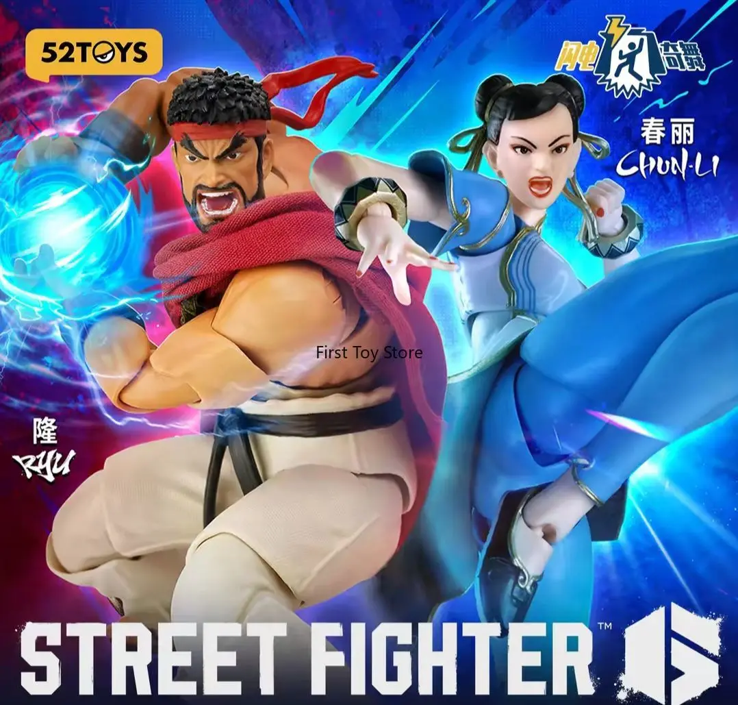 New Product in-stock 52TOYS Beast Box Lightning Dance Street Fighter 6 Chun-Li Ryu 1/12 Action Figure Model Collectible Gift
New Product in-stock 52TOYS Beast Box Lightning Dance Street Fighter 6 Chun-Li Ryu 1/12 Action Figure Model Collectible Gift