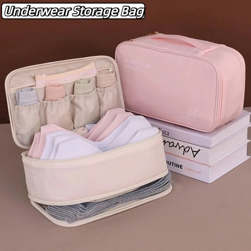 Large Capacity Underwear Storage Bag Reusable Space Saving Travel Bra Organizer Dustproof Lightweight Cosmetics Clothes Pouch
Large Capacity Underwear Storage Bag Reusable Space Saving Travel Bra Organizer Dustproof Lightweight Cosmetics Clothes Pouch