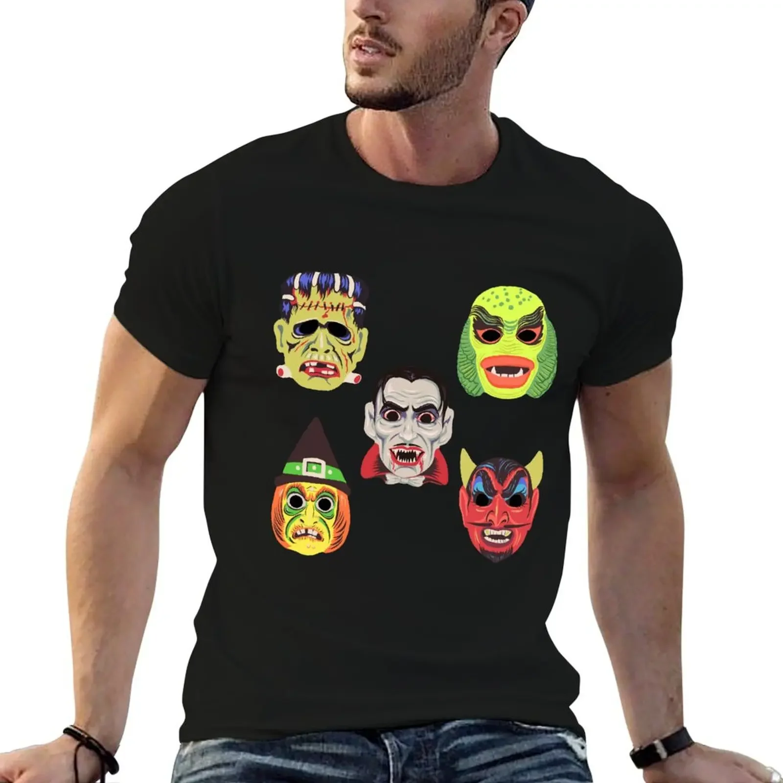 Vintage Halloween Masks T-Shirt customs new gifts and t-shirts luxury designer kawaii clothes T-shirt men
Vintage Halloween Masks T-Shirt customs new gifts and t-shirts luxury designer kawaii clothes T-shirt men