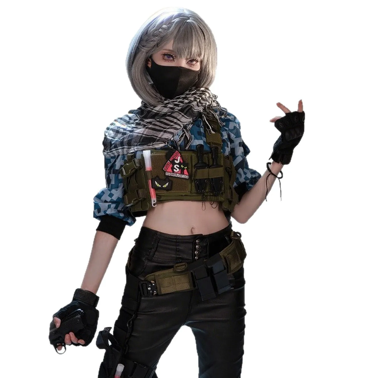 Huihuan Delta Action Cosplay Costume Mai Xiaowen Cosplay Costume Claw Original Leather Full Set Cosplay Costume for Women 
Huihuan Delta Action Cosplay Costume Mai Xiaowen Cosplay Costume Claw Original Leather Full Set Cosplay Costume for Women