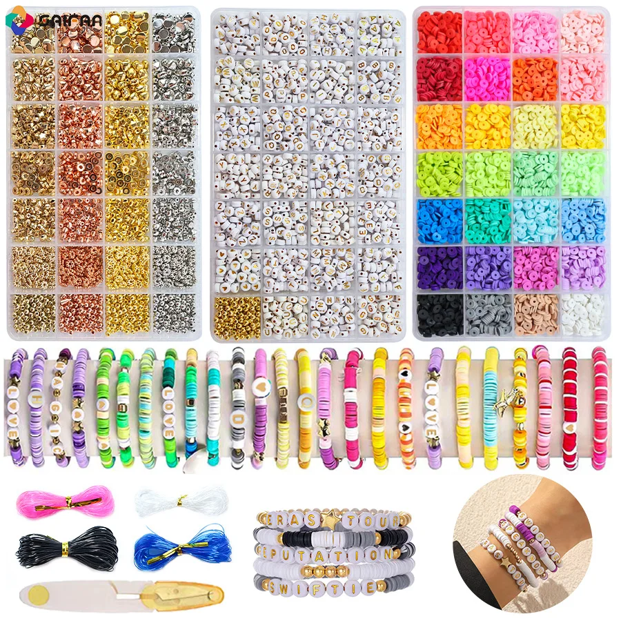 1 set of bead bracelet DIY material package letter beads handmade bead children's bracelet DIY soft ceramic accessory set
1 set of bead bracelet DIY material package letter beads handmade bead children's bracelet DIY soft ceramic accessory set