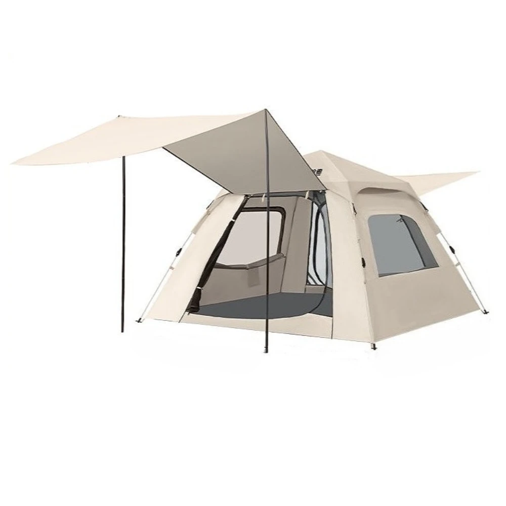 3-5 People Portable Outdoor Large Space Tent Camping Equipment Canopy Camping Overnight Rainproof Thickened
3-5 People Portable Outdoor Large Space Tent Camping Equipment Canopy Camping Overnight Rainproof Thickened