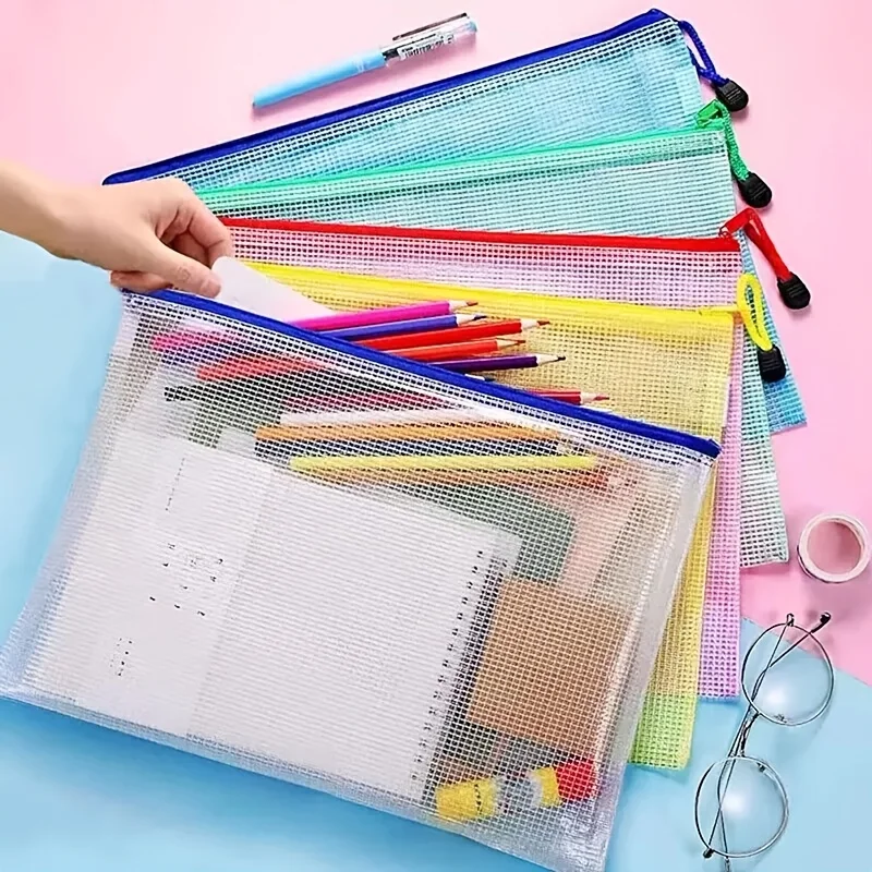 A3/A4 Waterproof Plastic Zipper Paper File Folder Book Pencil Pen Case Box File Document Storage Bag for Office Student Supplies
A3/A4 Waterproof Plastic Zipper Paper File Folder Book Pencil Pen Case Box File Document Storage Bag for Office Student Supplies