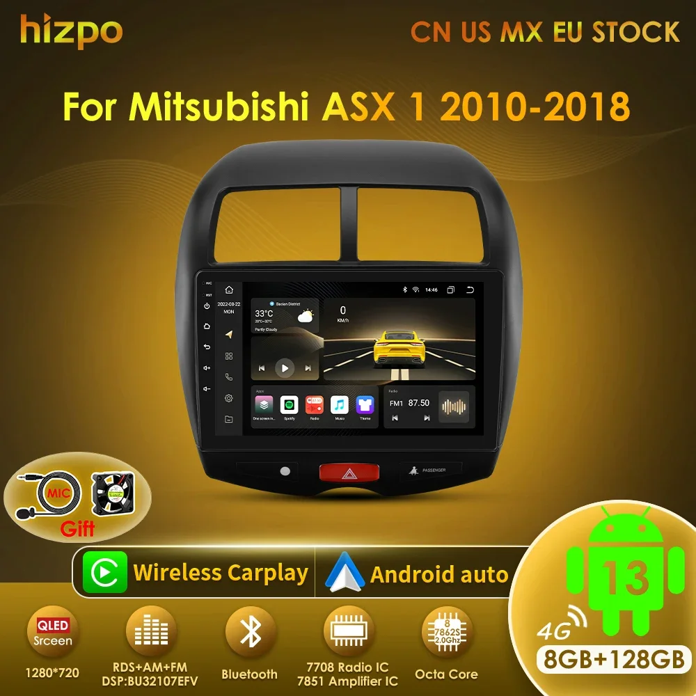 Hizpo Android авторадио для Mitsubishi ASX 1 2010-2018 интеллектуальная автомобильная система видеоплееры CarPlay авто GPS-навигация 2din
Hizpo Android авторадио для Mitsubishi ASX 1 2010-2018 интеллектуальная автомобильная система видеоплееры CarPlay авто GPS-навигация 2din