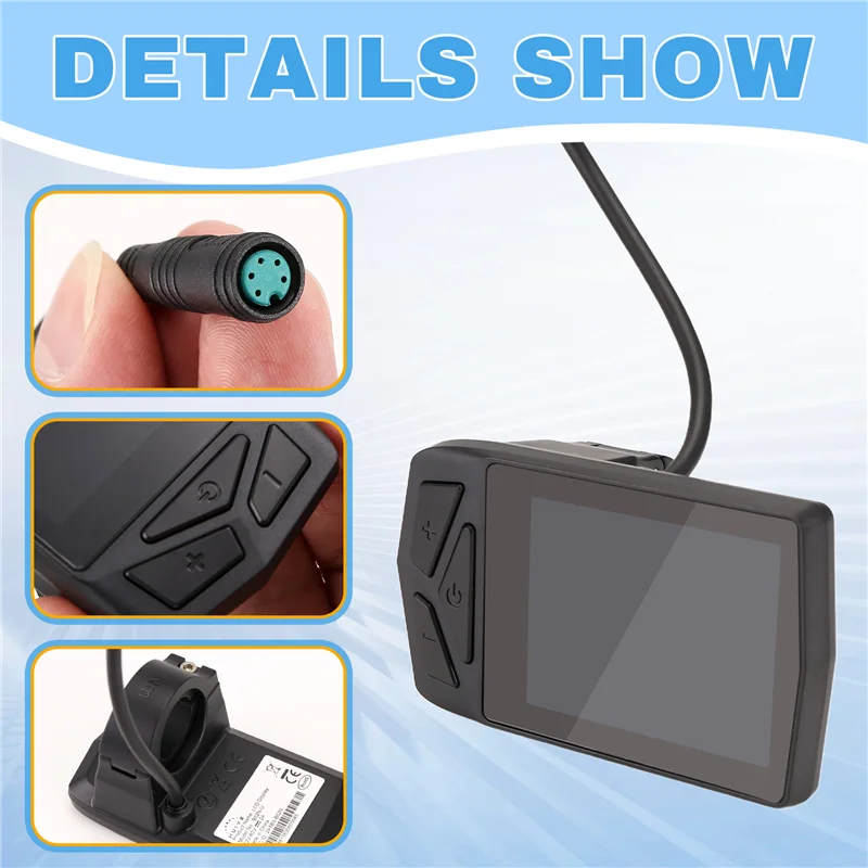For Bafang Electric Assisted Bicycle Color Bluetoth Display UART Protocol Mid Motor For BBS01 BBS03 BBS02 BBSHD G340ABHT
For Bafang Electric Assisted Bicycle Color Bluetoth Display UART Protocol Mid Motor For BBS01 BBS03 BBS02 BBSHD G340ABHT