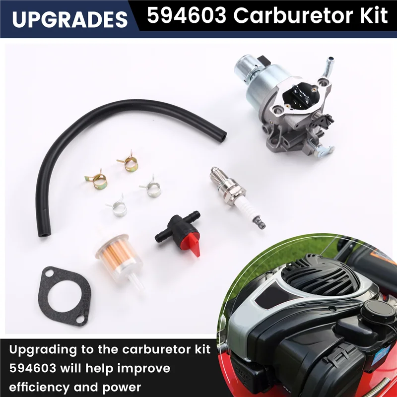 【Today-Only!】For Briggs & Stratton Carburetor Repair Kit 594603 Lawn Mower Parts 796110 792768 790023 591734
【Today-Only!】For Briggs & Stratton Carburetor Repair Kit 594603 Lawn Mower Parts 796110 792768 790023 591734