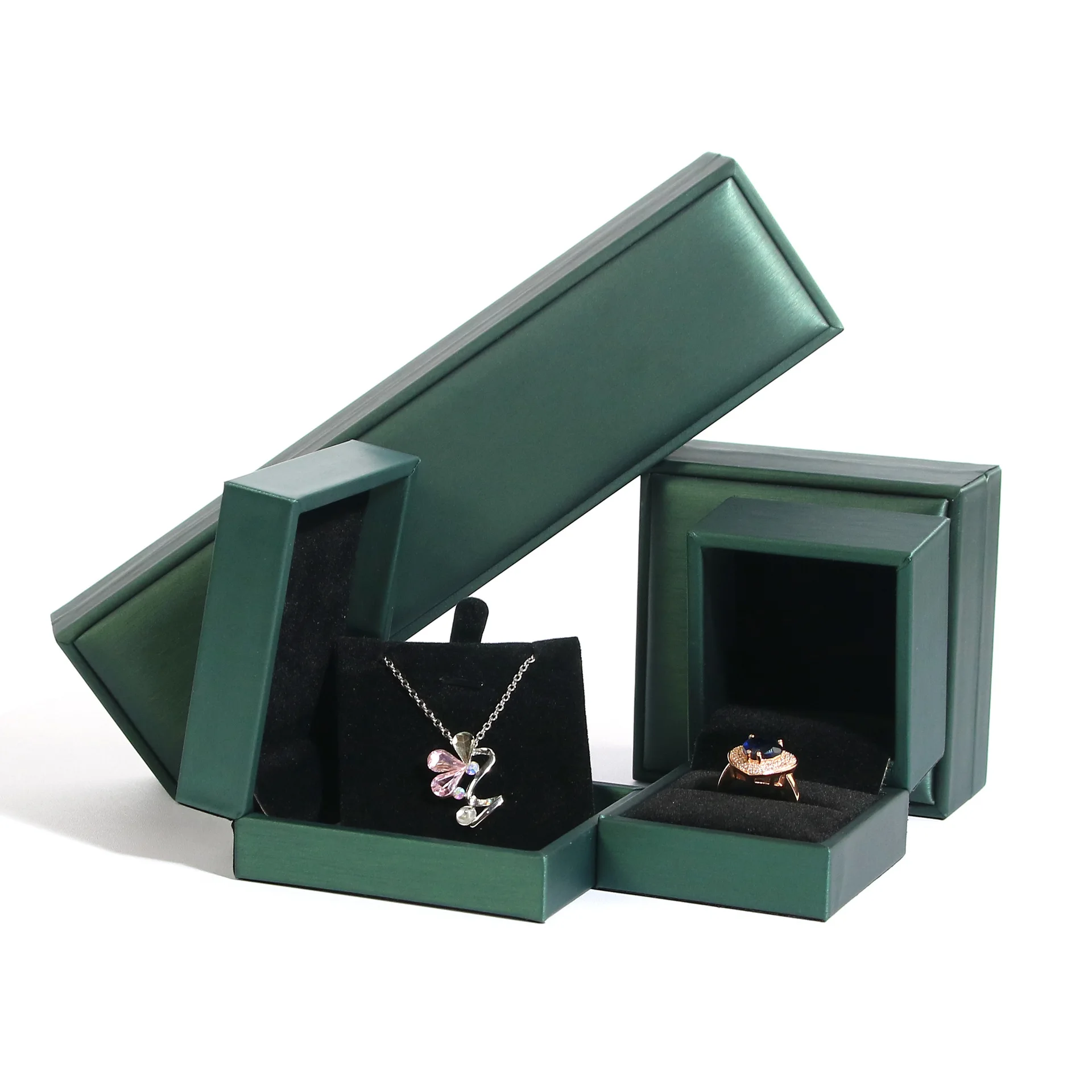 1 PCS Green Jewelry Gift Box Set PU Leather Ring Necklace Bracelet Storage Case for Wedding Engagement Daily Jewelry Storage
1 PCS Green Jewelry Gift Box Set PU Leather Ring Necklace Bracelet Storage Case for Wedding Engagement Daily Jewelry Storage