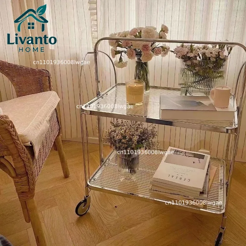 Folding trolley movable dining cart with Brake function kitchen household trolley island bedside table rolling storage bar stool
Folding trolley movable dining cart with Brake function kitchen household trolley island bedside table rolling storage bar stool
