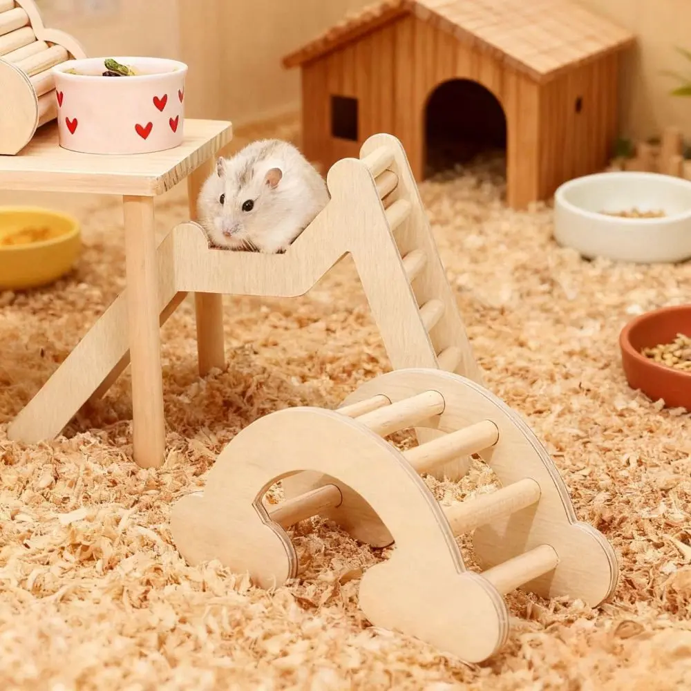 Decorative Wooden Hamster Ladder Wave Shape Wood Hamster Climbing Ladder Animals Cage Ladder Hamster Staircase for Cage
Decorative Wooden Hamster Ladder Wave Shape Wood Hamster Climbing Ladder Animals Cage Ladder Hamster Staircase for Cage