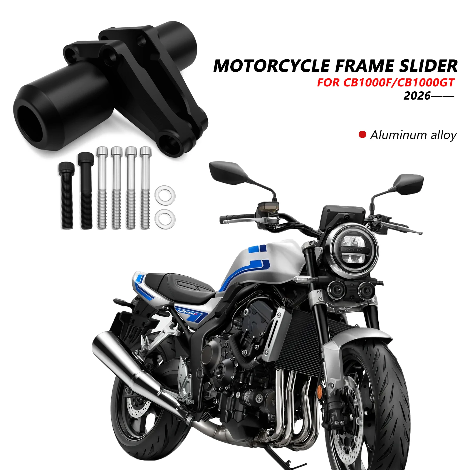 Для Honda CB1000F CB1000GT 2026, новые ползунки для рамы мотоцикла, защита от падения, защитная накладка, новые аксессуары
Для Honda CB1000F CB1000GT 2026, новые ползунки для рамы мотоцикла, защита от падения, защитная накладка, новые аксессуары