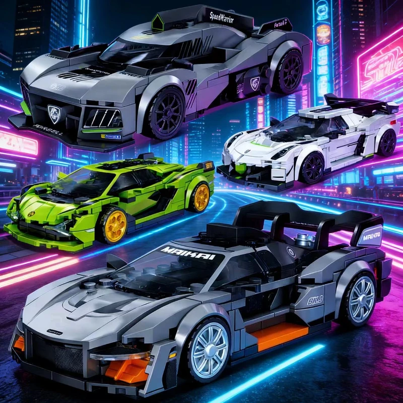 Набор строительных блоков «Гоночный автомобиль» 2026: развивающая игрушка для детей, конструктор для мальчиков, головоломка для самостоятельной сборки, праздничный подарок
Набор строительных блоков «Гоночный автомобиль» 2026: развивающая игрушка для детей, конструктор для мальчиков, головоломка для самостоятельной сборки, праздничный подарок