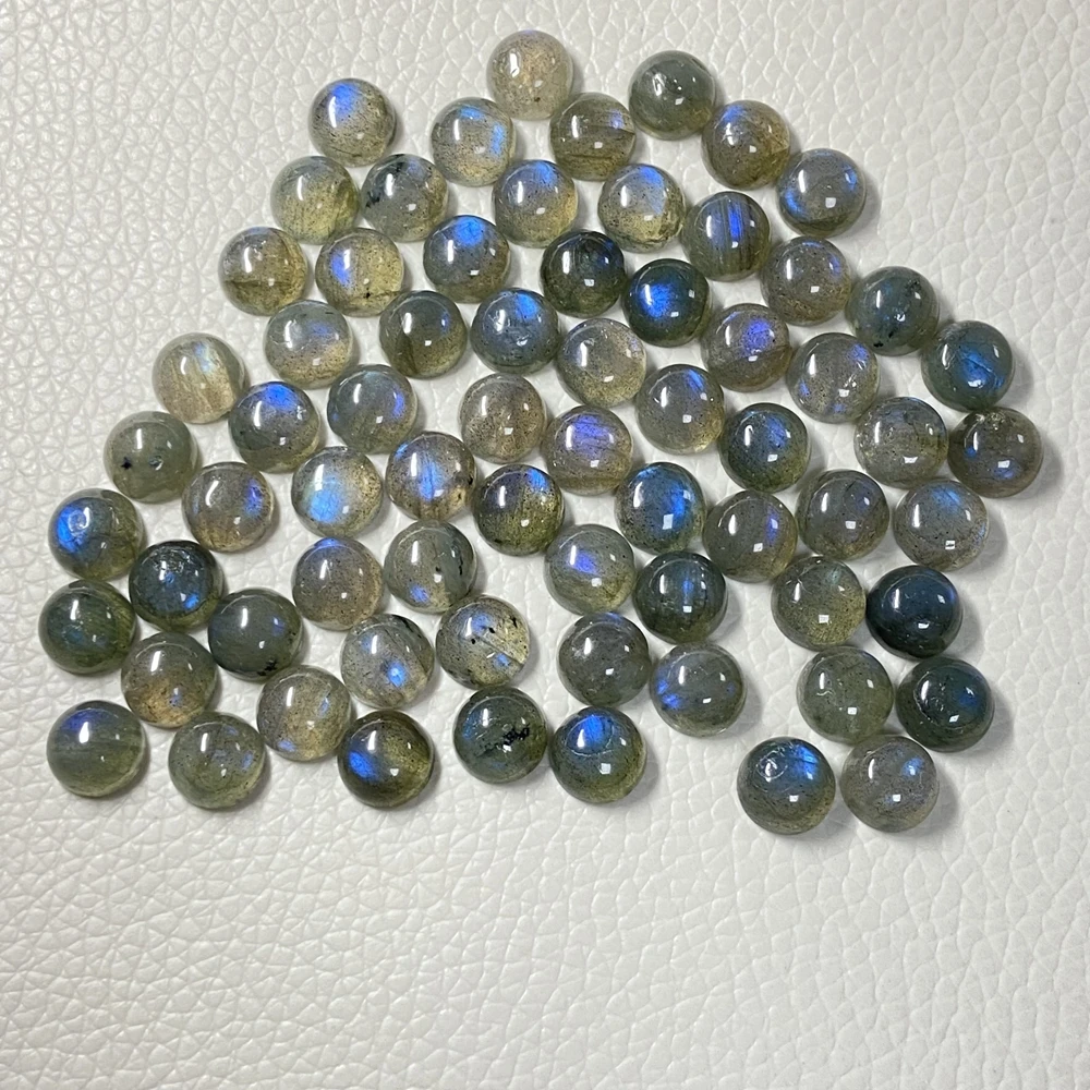 50 Pieces 1 Bag Round 8mm Flat Bottom Cabochon Original Stone 100% Natural Labradorite Gemstone for Jewelry
50 Pieces 1 Bag Round 8mm Flat Bottom Cabochon Original Stone 100% Natural Labradorite Gemstone for Jewelry