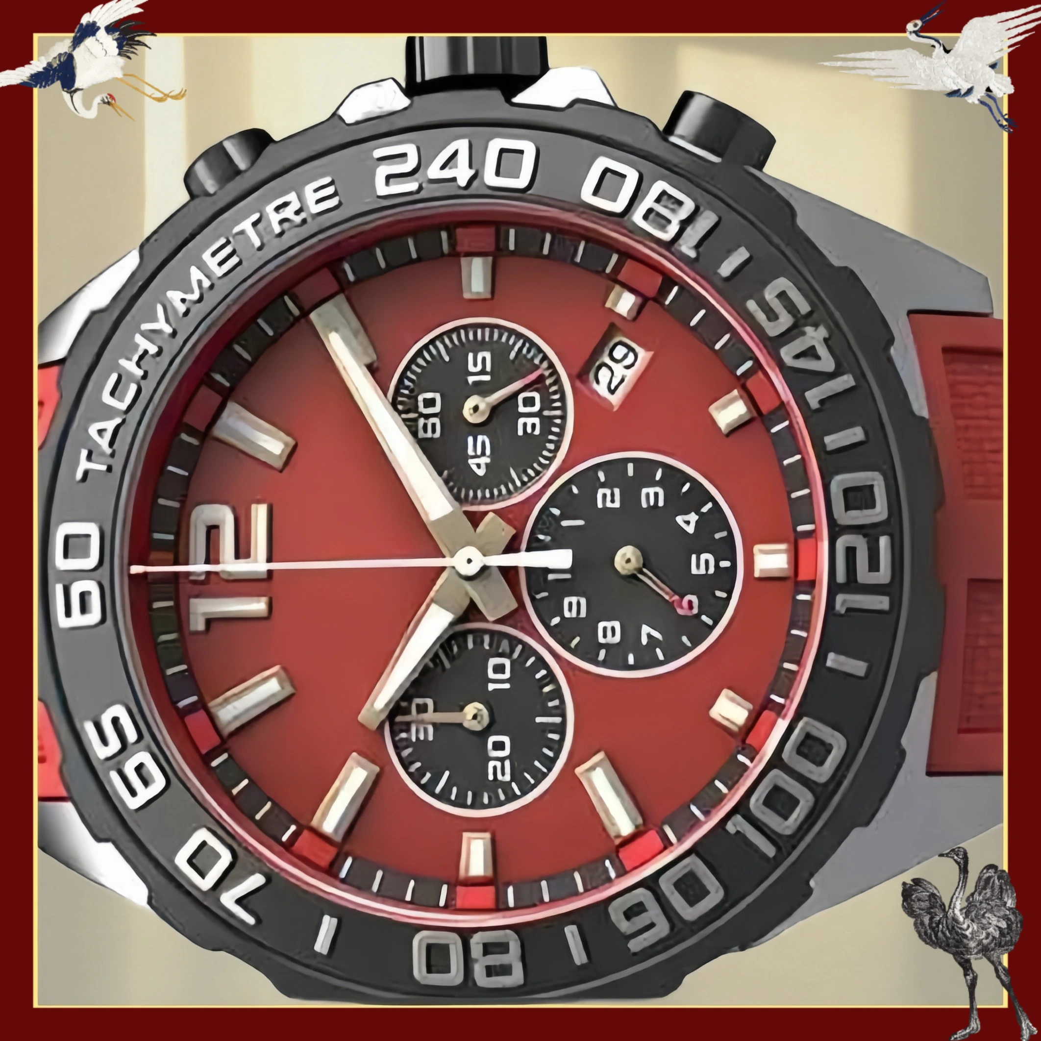 Customized Watches 43mm Men's Watch, 904L Steel, Quartz Movement
Customized Watches 43mm Men's Watch, 904L Steel, Quartz Movement