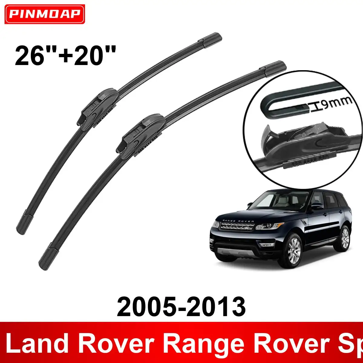 Щетки стеклоочистителя передние и задние для Land Rover Range Rover Sport 2005-2013 26 дюймов + 20 дюймов, 2005 2006
Щетки стеклоочистителя передние и задние для Land Rover Range Rover Sport 2005-2013 26 дюймов + 20 дюймов, 2005 2006