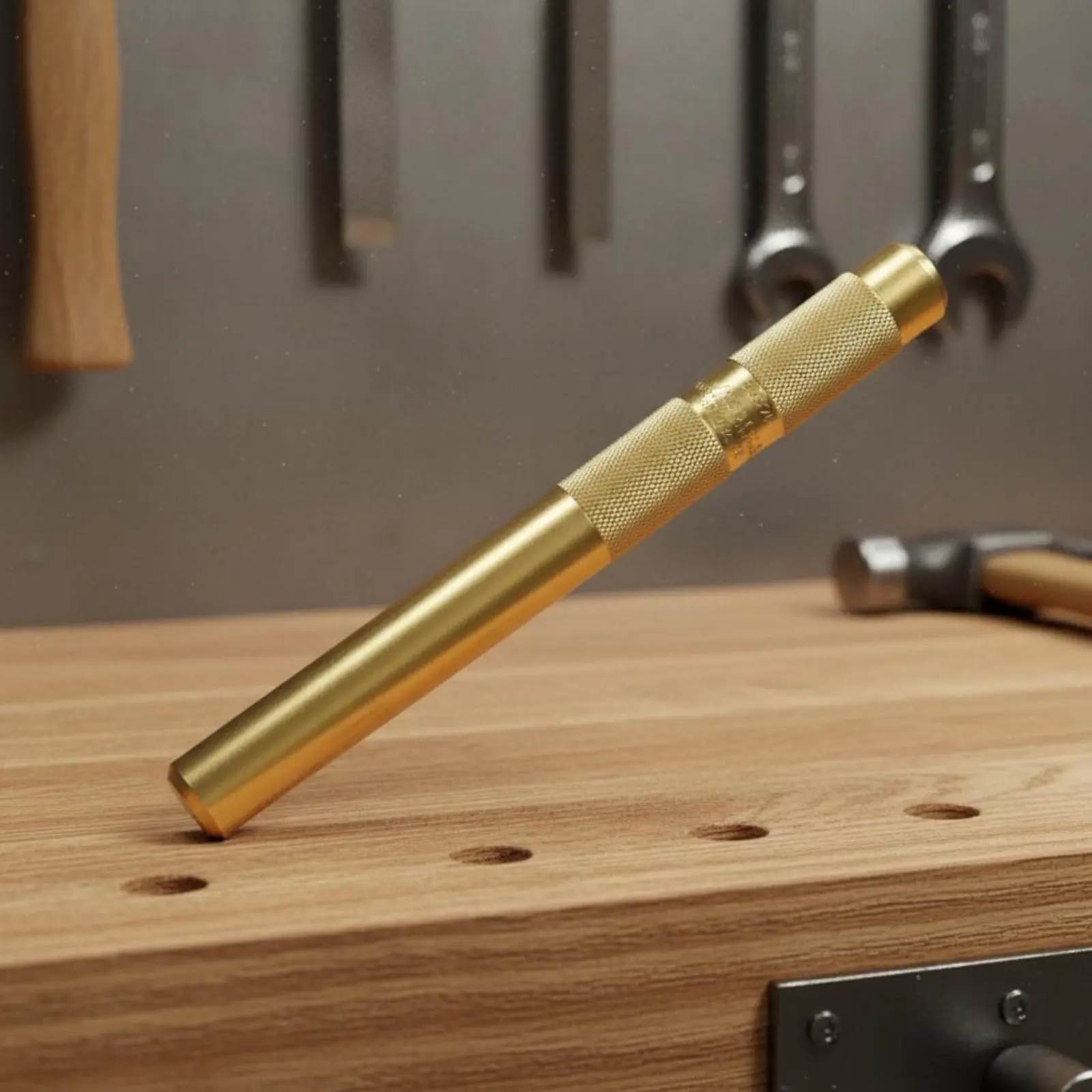 Brass Punch Set Hammer Ready Brass Drift Punch Set Corrosion Resistant Knurled Grip for Workshop
Brass Punch Set Hammer Ready Brass Drift Punch Set Corrosion Resistant Knurled Grip for Workshop