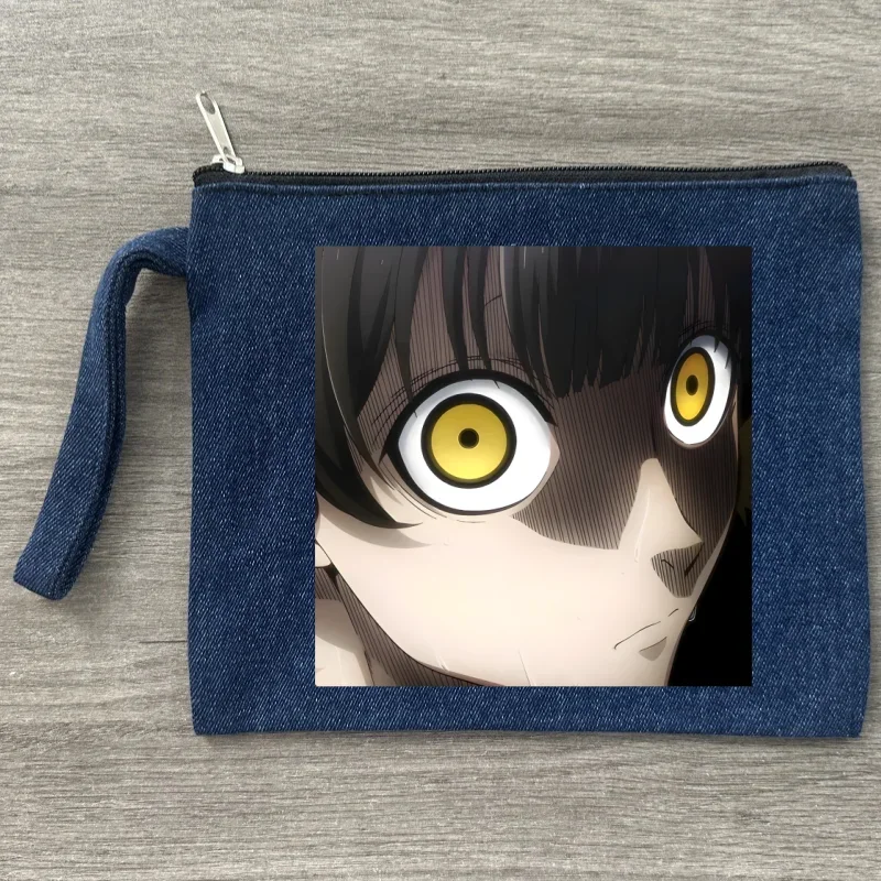 Blue Lock HYOMA CHIGRI Handbag Makeup Bag Fashion Denim Cosmetics Storage Canvas Bag Environmentally Friendly
Blue Lock HYOMA CHIGRI Handbag Makeup Bag Fashion Denim Cosmetics Storage Canvas Bag Environmentally Friendly