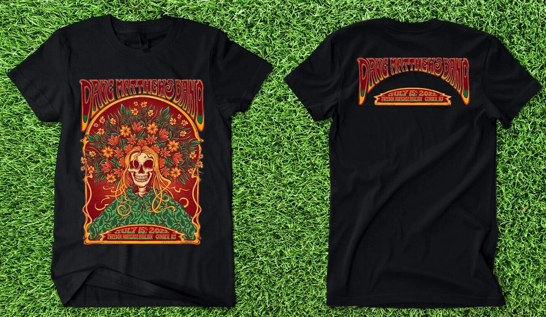 2025 Summer Dave Matthews Band Camden MJ Fredom Nortgage Pavilion July 15, 2022 T Shirt Cotton Round Neck T-shirt for Men Women
2025 Summer Dave Matthews Band Camden MJ Fredom Nortgage Pavilion July 15, 2022 T Shirt Cotton Round Neck T-shirt for Men Women