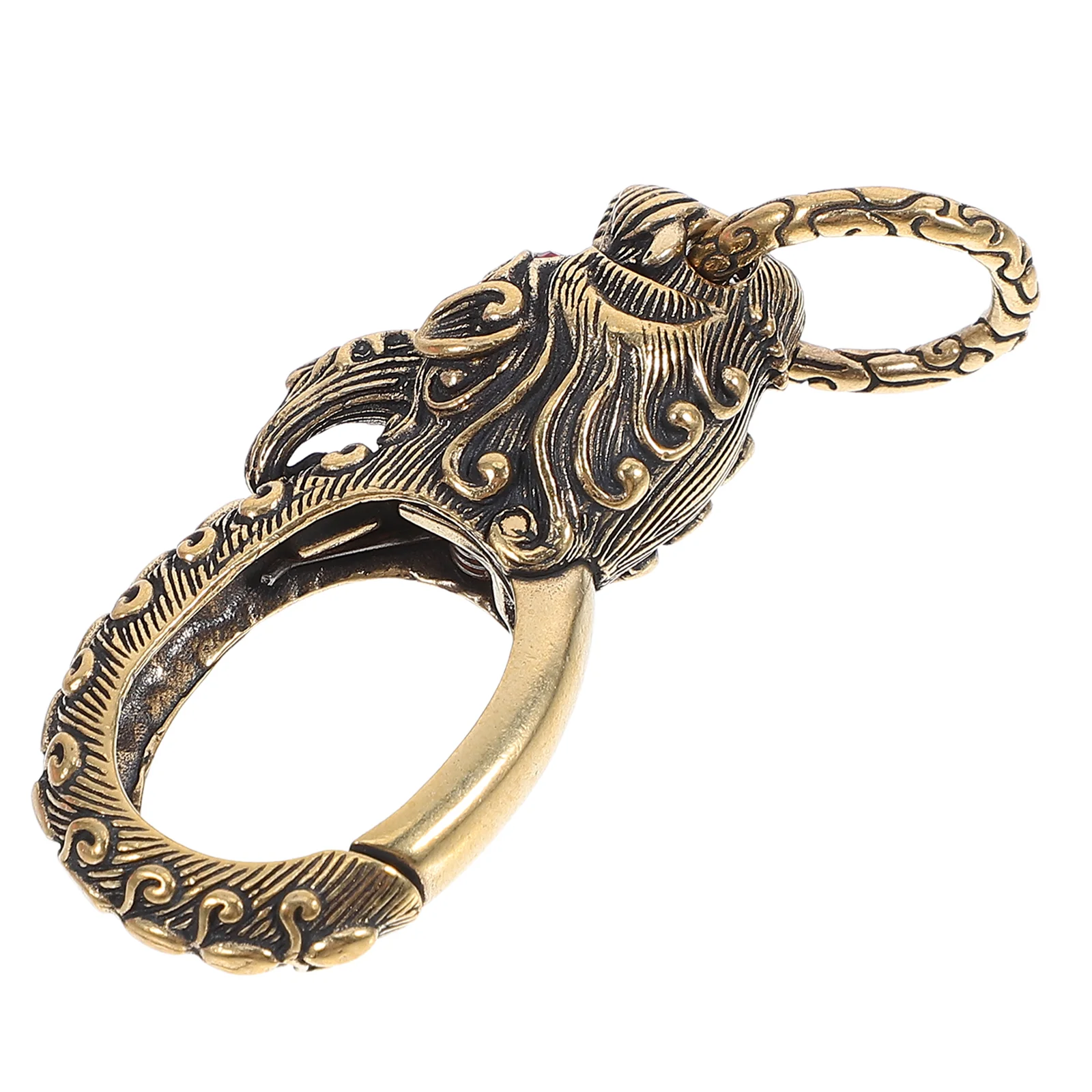 Carabiner Faucet Keychain Chic Ring Retro Style Pendant Practical Vintage Waist Padlock Man
Carabiner Faucet Keychain Chic Ring Retro Style Pendant Practical Vintage Waist Padlock Man