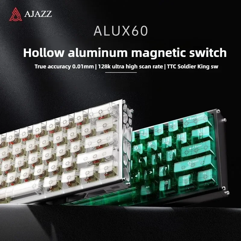AJAZZ ALUX60 Полностью алюминиевый магнитный переключатель Механическая клавиатура Индивидуальная с ЧПУ Проводной игровой и киберспортивный компьютер с возможностью горячей замены
AJAZZ ALUX60 Полностью алюминиевый магнитный переключатель Механическая клавиатура Индивидуальная с ЧПУ Проводной игровой и киберспортивный компьютер с возможностью горячей замены
