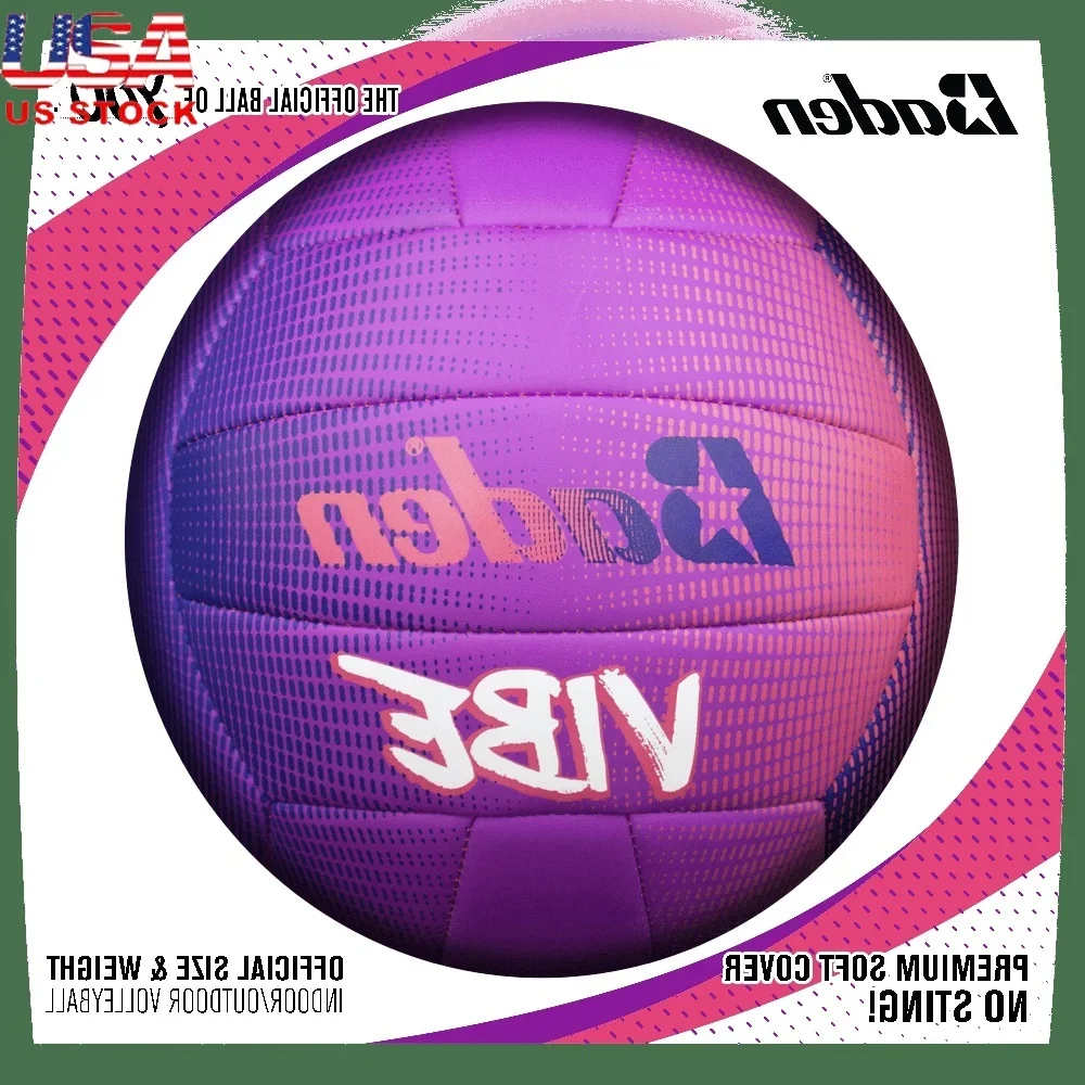 Vibe Indoor Outdoor Volleyball Official Size Lightweight Cushioned Synthetic Leather Foam Backing Precision Stitching Durable
Vibe Indoor Outdoor Volleyball Official Size Lightweight Cushioned Synthetic Leather Foam Backing Precision Stitching Durable