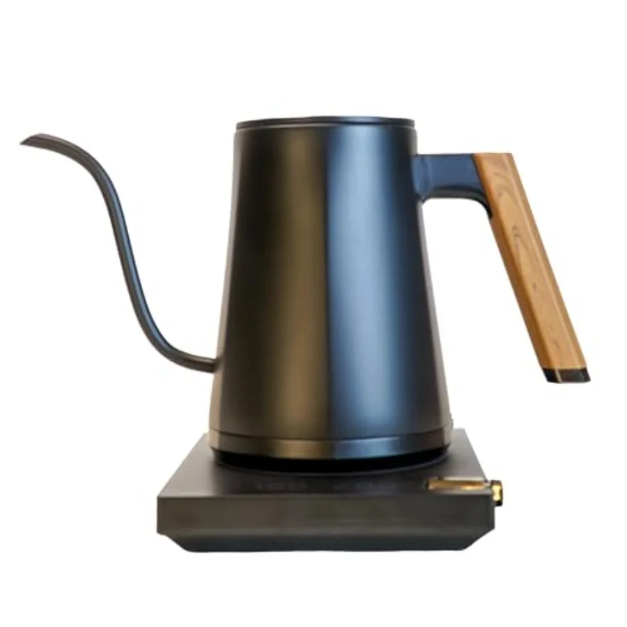 Turin Electric Pour Over Kettle 600ml Stainless Steel Gooseneck Kettle with Precise Temperature Control Rapid Heating and Ergon
Turin Electric Pour Over Kettle 600ml Stainless Steel Gooseneck Kettle with Precise Temperature Control Rapid Heating and Ergon