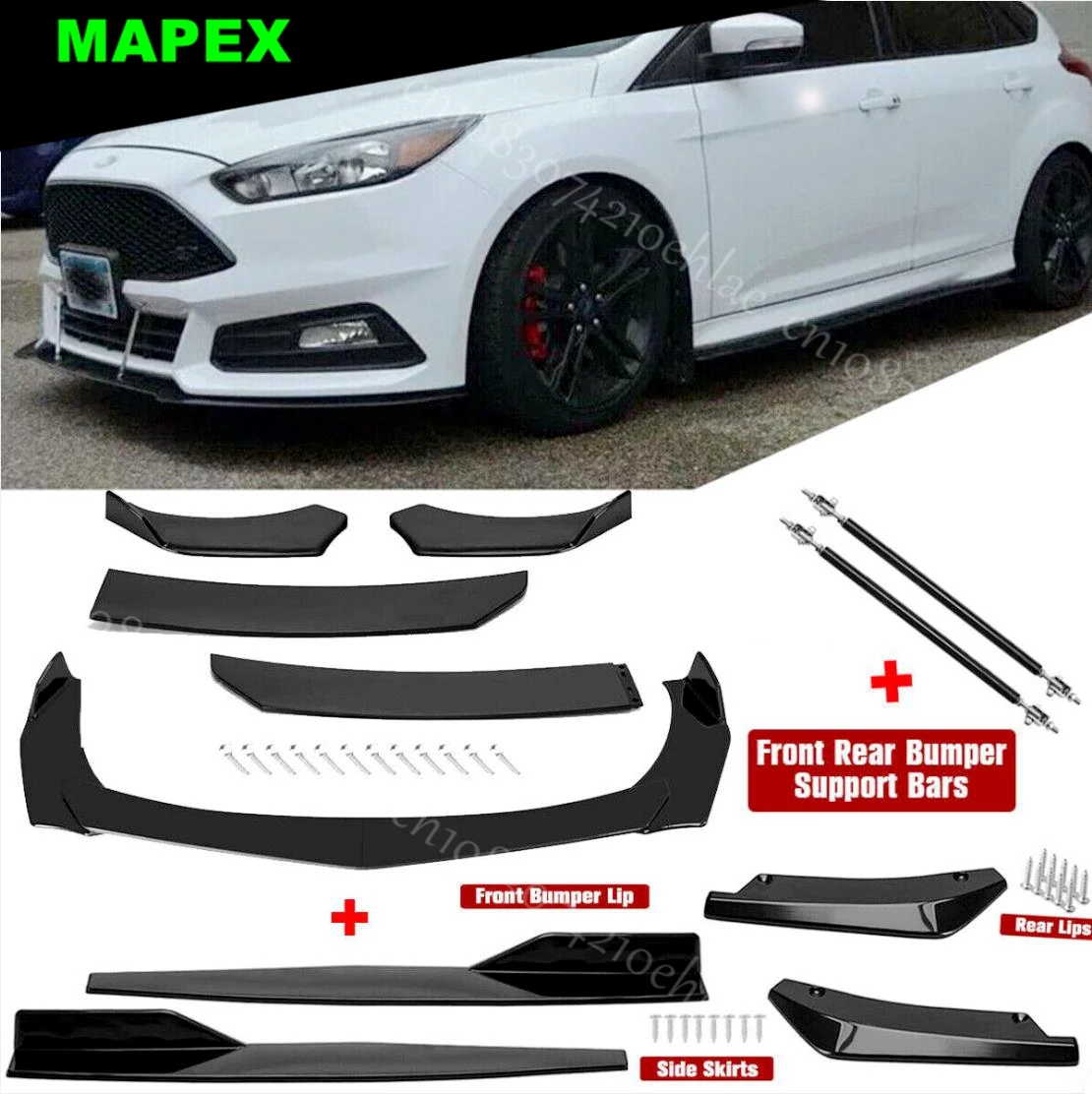 Для Ford Focus Fiesta передний задний бампер спойлер сплиттер обвес комплект боковая юбка
Для Ford Focus Fiesta передний задний бампер спойлер сплиттер обвес комплект боковая юбка