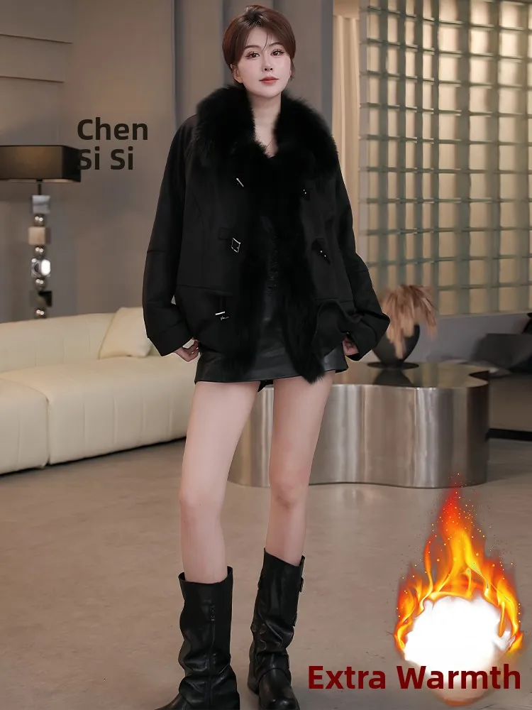 Women's Faux Fur Collar Jaet Winter Warm Thiened Fluffy Coat Simple Sle Long Sve ort Length Button Closure C...
Women's Faux Fur Collar Jaet Winter Warm Thiened Fluffy Coat Simple Sle Long Sve ort Length Button Closure C...