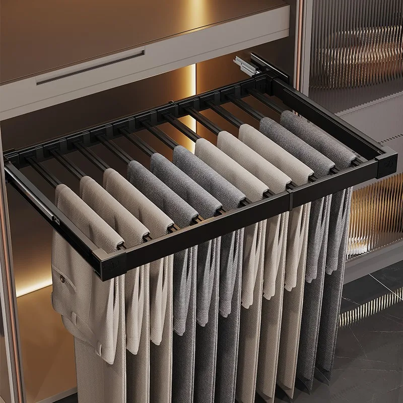 Retractable Wardrobe Household Multi-functional Retractable Trouser Rack Pull Pull Basket Rack Built-in Hardware Accessories
Retractable Wardrobe Household Multi-functional Retractable Trouser Rack Pull Pull Basket Rack Built-in Hardware Accessories