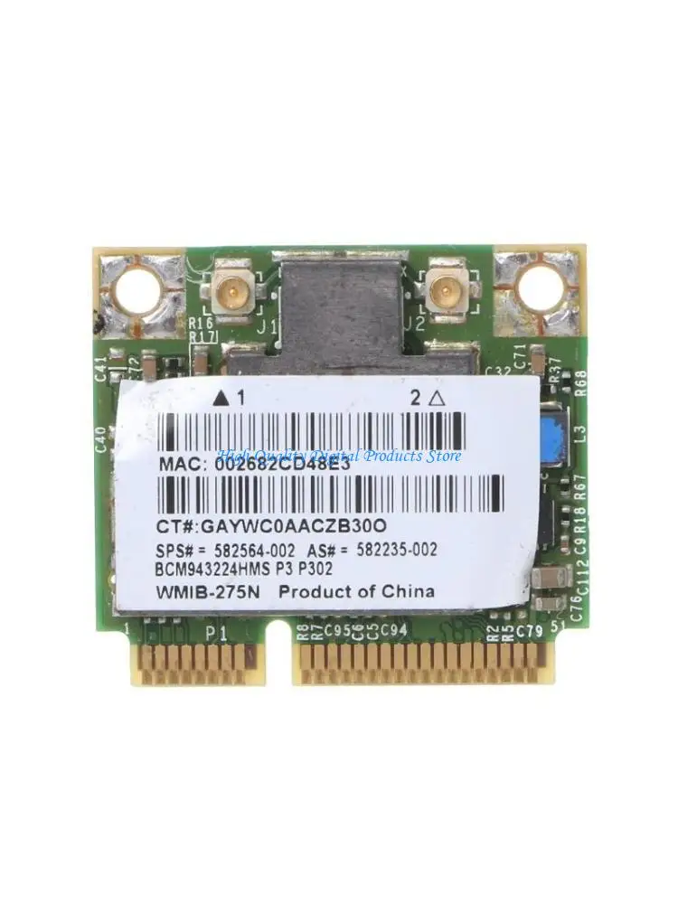 U2JE Mini PC-E Wireless Card,300Mbps LAN Card for HP 8440 8540 BCM943224HMS
U2JE Mini PC-E Wireless Card,300Mbps LAN Card for HP 8440 8540 BCM943224HMS